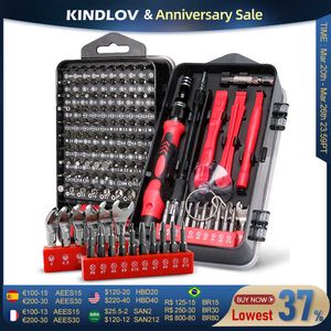KINDLOV Schraubendreher-Set im magnetischen Torx-Kreuzschlitz-Schrauben-Bit-Kit mit elektrischem Schraubenschlüssel zum Reparieren des Telefon-PC-Werkzeugs