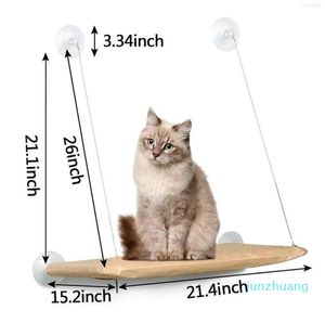 Cat Beds Comfortable Sunny Window Seat Hammock Indoor Cats Sleeping Resting Hanging Bed Strong Suction Cups 33