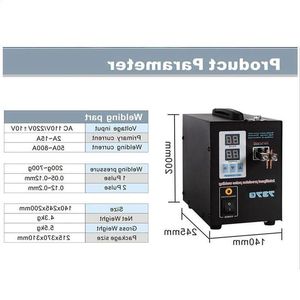 737G 18650 LITIUM BATTERY SPOT SUNDER MACHINE 15KW LED -ljus för svetspuls LASJR