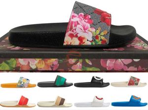 sandals luxurys designers sandals for men women fashion classic floral brocade slides leather rubber heatshoes platform flip flops gear beach shoes loafers 36-48