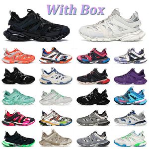 2024 Box Designer Track Runners ile 3.0 Sneakers Sıradan Ayakkabı Platformu 17FW Vintage Yaşlı Erkek Kadın Üçlü S Parçaları Tess.S. Gomma deri eğitmenler