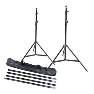 Freeshipping 2 * 3m   65 * 10ft Adjustable Aluminum Photo Background Support Stand Photography Backdrop Crossbar Kit TB-20 Sdklp