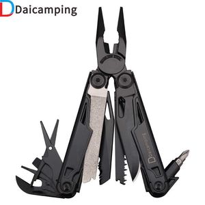 Daicamping DL12 Multifunctional 7CR17MOV Plier Hand Tools Set Camping Gear Blade Multitools Clip Army Swiss Folding Multi Knife