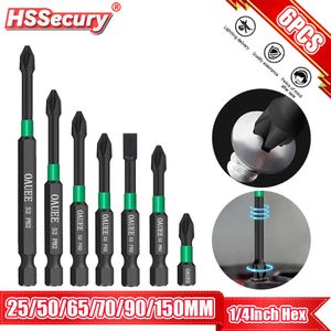 pcs Magnetic Batch Head Impact Strong Cross PH High Hardness Screwdriver Set mm Anti Nonslip WaterProof Bits Set