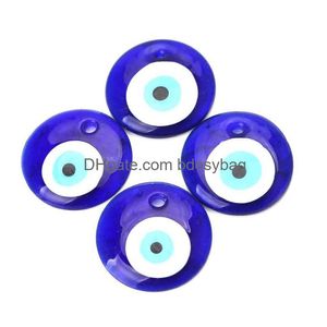 Charms Turkey Evil Eye Glass Charms Wisior dla szczęścia Bransoletka Brzeźba Akcesoria Biżuterii Odnalezie