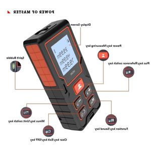 Battery-Powered Laser Rangefinder Distance Meter 40M 60M 80M 100M Tape Range Finder Building Measure Device Ruler Iwobr