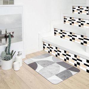 Bakgrundsbilder 3D-kakel backsplash klistermärken Vattentät självhäftande Peel Creative Home Kitchen Badrum TS1