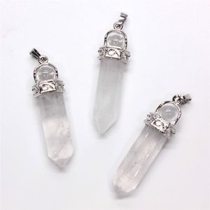 Fashion Natural Healing Crystal Stones Pendant Charm Gemstone for Jewelry Making Necklace Earring