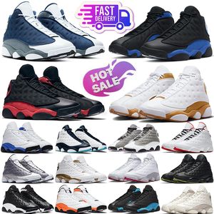 13 13s basketball shoes for men designer Black Cat Hyper Royal Bred Chicago Playoffs Del Sol Flint Lucky Green Playground mens trainers sports sneakers