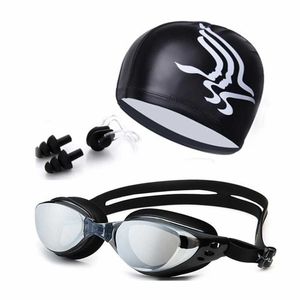 Brille Schwimmbrille Schwimmbrille Anti-Fog Wasserdicht Ohrstöpsel Pool Ausrüstung für Männer Frauen Kinder Erwachsene Sport Taucherbrille P230408