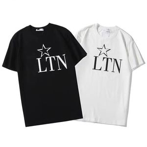 Women's T-shirt printed with letter pattern, female designer fashion casual couple hip-hop summer clothing