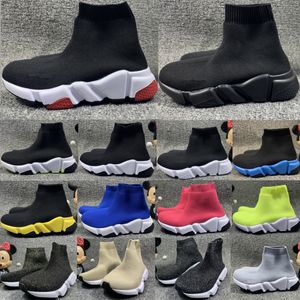 Kids Sock Shoes Baby Boots Shoe Speed Sneakers Boot Designer High Black White Red Trainers Girls Kid Youth Toddler Children Girl Toddlres
