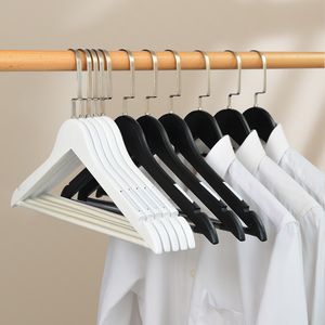 Hangers Racks Customized solid wood hangers for clothing wooden clothing outerwear pants clip holders Perchas Para La Rope wardrobe organizers 230408