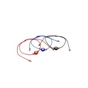 Charm Bracelets 20Pcs/Lot Lucky String Evil Eye Red Cord Adjustable Bracelet Diy Jewelry Drop Delivery Jewelry Bracelets Dhgarden Dh4Eh