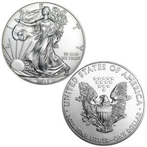 1 oz 2015 Estátua da Liberdade American Eagle Moeda de Prata Moeda Comemorativa Colecionáveis