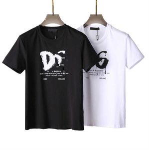 Summer polo shirt Men's T-shirt Printed Short Sleeve High Quality Fashion Couple Cotton Breathable T-shirt size 4-color S-3XL Wholesale