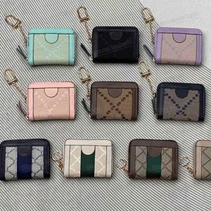 KEY POUCH Jumbo g Designers Mini Wallet Fashion ophidia Womens Mens Keychain Ring Credit Card Holder Coin Purse Luxury Wallets Purse bags