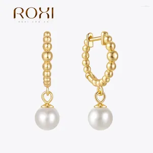 Dangle Earrings Roxi 925 Sterling Silver Summer يجب أن يكون الكرة لؤلؤة لؤلؤة قلادة.