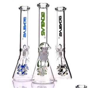 Rury palenia Hookahs Edition Glass Water Bongs ZOB Hitman Mini Bottom Beaker Bong 10 Rasta Small 18,8 mm Dab Rigs Drop Deliv Dhatc