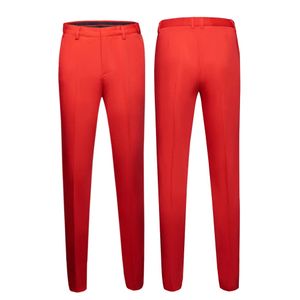 Abiti da uomo Blazer Uomo Moda Rosa rosso Boutique Tinta unita Pantaloni da completo ufficiali da lavoro / Pantaloni da uomo Abito da sposa sposo Pantaloni da uomo 231109