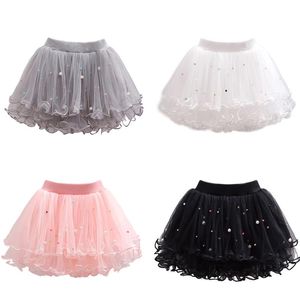 Skirts Baby Girls Tulle Tutu Bloomer Infant Born Mesh Short Kid Girl Mini Skirt Fluffy Princess Colorful Children Party Dress