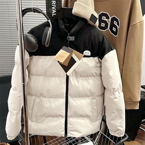 Mens Puffer Jackets Cotton Winter Womens Coats Waterproof Windproof Puff Jacket Classic Loose Down Parkas Coat Letter Outerwear M-5XL