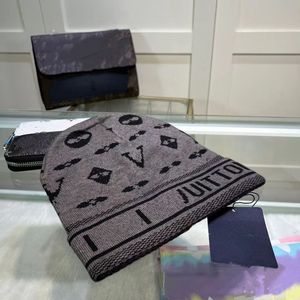 Beani Caps 패션 고품질 Beaniefashion 남자 숙녀 편지 디자이너 모자 격자 무늬 니트 스컬 모자 Winter Beanie New 01