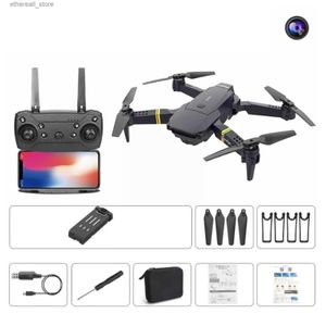 Drönare 4K Toy E58 Drone WiFi FPV med vidvinkelkamera hållläge vikbar arm RC Quadcopter X Pro RTF Drone Gifts Dropshipping Q231108