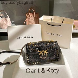 Tasarımcı Çanta Aşk Çantası PXXKX 2023 Autumnwinter Popüler Crossbody Çanta Yutuk Yutuk Açma Perçinli Sektör Yüksek Kalite Bir Omuz Kadın Çantası Çanta Yumuşak Sınırlı Sürüm Y