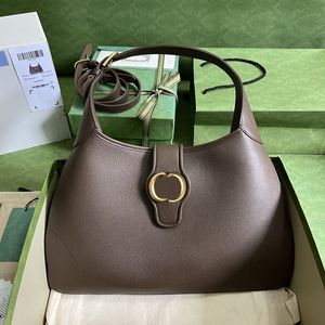 10A hochwertige mittelgroße Designer-Hobo-Tasche, 39 cm, echtes Leder, Umhängetasche, Damen-Umhängetasche mit Box G076