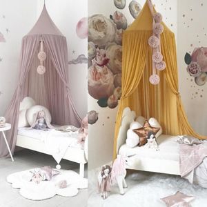 CRIB NETTING PRINCESS BABY MOSQUITO NETS Säng Barn Canopy Bedcover Curtain Bedding Decor Hung Dome Ewtgwr 230407