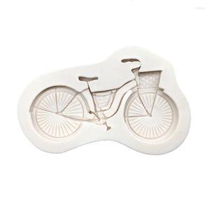 Stampi da forno a forma di bici da bicicletta Stampo in silicone Sugarcraft Cioccolato Cupcake Fondente Strumenti per decorare torte