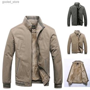 Giubbotti da uomo 2023 nuovi uomini giacca invernale in cotone tattico in pile caldo bomber giacca maschile verde vintage cappotto militare autunno di alta qualità casual Q231109