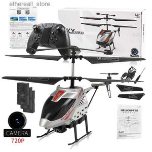 Drones RC Aeronaves 2.4G Controle Remoto Helicóptero Avião Câmera Aérea RC Drone Com Luz LED Para Crianças Crianças Presente De Aniversário Brinquedos Q231108