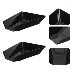 Bowls 2 PCS Coffee Bean Display Tray Beans Storage Plate Shop Use Kids Reusable Plastic Table Container Measuring