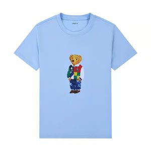 23 New Little Bear Tshirts Designers Fashion T Shirts Ralphs Polos Mens Womens T-shirts Tees Tops Man Casual tShirt Luxurys Clothing Sleeve Laurens Clothes yq