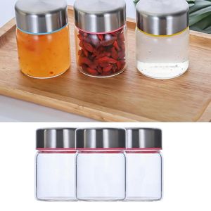 Lagringsflaskor 100/150 ml mini hushåll hög temperatur förseglad burk transparent glas sylt honung fågel bo underfläckande resa