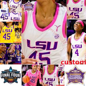 Angel Reese Hailey van Lith Tigers Jersey Womens Basketball Jersey Last-Tear Poa Flau'jae Johnson Kateri Poole Jasmine Carson Hannah Gusters Alexis Morris Lsu Jerseys