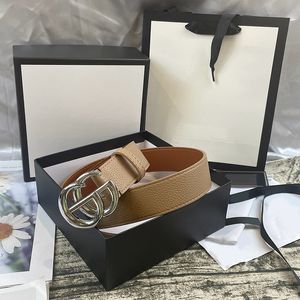 Cintura da uomo di lusso alla moda Cintura da donna Cinture da uomo Lettera casual Cintura con fibbia a lettera liscia Larghezza 3,8 cm