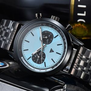 Breitl Wrist Watches for men 2023 mens Watches All dials work Quartz Watch High Quality Top Luxury Brand Chronograph Clock Fashion Steel Strap Montre de luxe