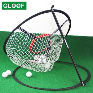 Golfväskor 1 st Flisnät Vikbart ing Övning Utomhus Inomhus Target Accessoarer och Backyard Swing Game 230408