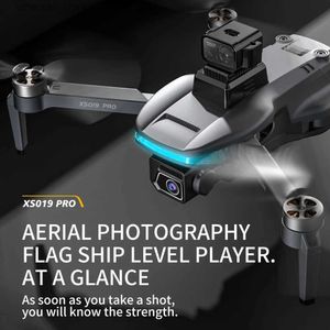 Drohnen DIXSG 2023 XS019 PRO RC Drohne 4K HD GPS Hindernisvermeidung Bürstenlose EIS Kamera Luftfoto UAV Laser faltbare Quadcopter Spielzeug Q231108