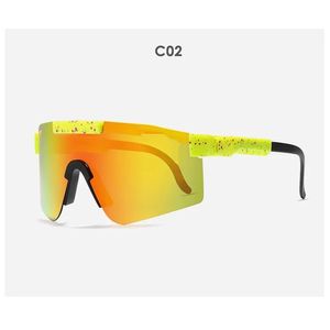 Original Pits Sport Polarized Sunglasses for men/women Outdoor windproof eyewear UV Mirrored lens gift