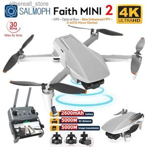 Drone C-Fly Faith Mini 2 Drone 4K HD Kameralı Profesyonel 5G WiFi 3 Eksenli Gimbal 240g Katlanabilir Fırçasız Motor GPS Dron RC Quadcopt Q231107