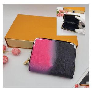 Wallets Midnight Fuchsia M81270 Zippy Coin Purse M81349 Wallet Sunrise Pastel Drop Delivery Bags Lage Accessories Holders Dh8Wy