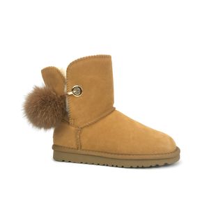 Winter Schneestiefel Frauen Klassiker ultra mini silbry stief warm warm australische pelz schneebedeckung designer tasman tazz stoot