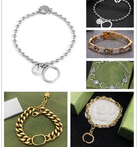 woman luxury jewelry sterling silver bangle bracelets interlocking G designer mens charm chains bracelet diamond bangles