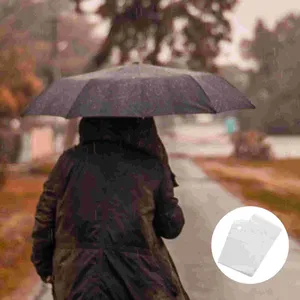 Regnrockar 100 st våta paraplypåsar engångsöverdrag automatiskt