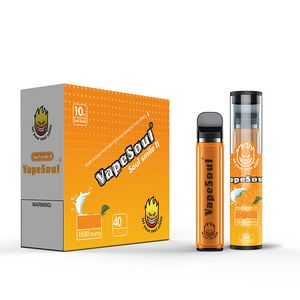 Vendita di vendita di clearance vapesoul 1500 vape penna con batteria da 650 mAh 5 ml pod soul smile ii solo originale