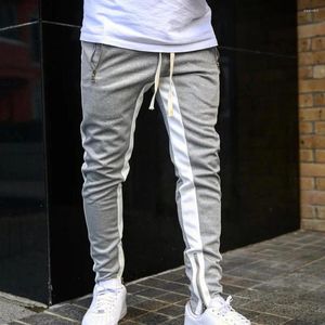 Jeans da uomo favolosi pantaloni sportivi primaverili pantaloni da uomo slim con cerniera ad asciugatura rapida morbidi